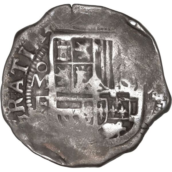 MEXICO, Mexico City, cob 4 reales, Philip III, assayer F (pre-dated type), ex-Hubbard.