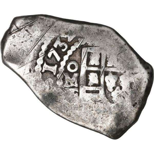 MEXICO, Mexico City, cob 2 reales, 1732 F.