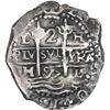 Image 1 : PERU, Lima, cob 2 reales, 1697 H.