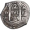 Image 1 : PERU, Lima, cob 2 reales, 1704 H.