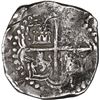 Image 2 : BOLIVIA, Potosí, cob 8 reales, Philip III, assayer C, rare.