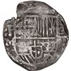 Image 1 : BOLIVIA, Potosí, cob 4 reales, Philip III, assayer M (pre-dated type), quadrants of cross transposed