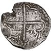 Image 2 : BOLIVIA, Potosí, cob 4 reales, Philip III, assayer M (pre-dated type), quadrants of cross transposed