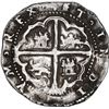 Image 2 : BOLIVIA, Potosí, cob 2 reales, Philip II, assayer C below erased B or B/L, rare.