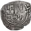 Image 1 : BOLIVIA, Potosí, cob 2 reales, Philip III, assayer Q, unique error with M for H in king's name.