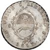 Image 2 : ARGENTINA (River Plate Provinces), Potosí mint, 8 reales, 1813 J, PCGS AU details / cleaned.