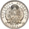 Image 2 : ARGENTINA, 1 peso "patacón," 1883, NGC MS 63, "top pop."
