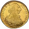 Image 1 : CHILE, Santiago, gold bust 8 escudos, Charles IV, 1802 JJ, NGC AU 53 (Colección Val y Mexía Label).