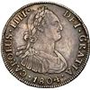 Image 1 : CHILE, Santiago, bust 4 reales, Charles IV, 1804/3 FJ, NGC XF 45 (Colección Val y Mexía Label), ex-P