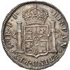 Image 2 : CHILE, Santiago, bust 4 reales, Ferdinand VII (bust of Charles IV), 1808/7 FJ (inverted J), NGC AU d