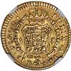Image 2 : COLOMBIA, Popayán, gold bust 1 escudo, Charles IV transitional (bust of Charles III, ordinal IV/III)