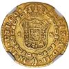 Image 2 : COLOMBIA, Bogotá, gold bust 1 escudo, Charles IV transitional (bust of Charles III, ordinal IV), 179