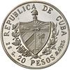 Image 2 : CUBA, Havana mint, proof 20 pesos, 1977, Lenin, rare, NGC PF 65 Ultra Cameo, ex-Busto.