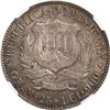 Image 2 : DOMINICAN REPUBLIC, struck at the Paris mint, 5 francos, 1891-A, NGC MS 63, ex-Busto.