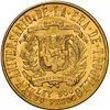 Image 2 : DOMINICAN REPUBLIC, gold 30 pesos, 1955, 25th anniversary of the Trujillo regime, NGC MS 61.