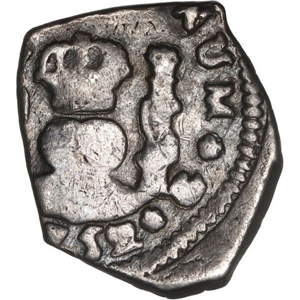 GUATEMALA, Guatemala City, cob ½ real, 1752 J.