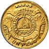 Image 2 : HONDURAS, Tegucigalpa, gold 1 peso, 1895, rare, NGC AU details / removed from jewelry.