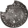 Image 1 : PANAMA, 1 real, sunburst countermark on a Granada, Spain, 1 real, Ferdinand-Isabel, ringlets flankin