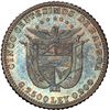 Image 2 : PANAMA, struck at the Philadelphia mint, proof 5 centésimos, 1904, very rare, NGC PF 65.