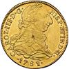 Image 1 : PERU, Lima, gold bust 4 escudos, Charles III, 1781 MI, NGC AU 55, finest known in NGC census.