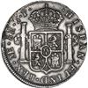 Image 2 : PERU, Lima, bust 8 reales, Ferdinand VII transitional (large "imaginary" bust), 1809 JP, king's name