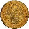 Image 2 : PERU, Cuzco, gold 8 escudos, 1827 G, NGC AU details / cleaned, ex-Almenara.
