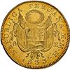 Image 2 : PERU, Lima, gold 8 escudos, 1833 MM, NGC AU 58, finest known in NGC census, ex-Almenara.