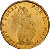 Image 1 : PERU, Cuzco, gold 8 escudos, 1834 Bo.Ar., NGC MS 62, ex-Almenara.