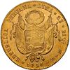 Image 2 : PERU, Lima, gold 8 escudos, 1854 MB, NGC AU 58, ex-Almenara.