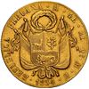 Image 2 : PERU, Lima, gold 4 escudos, 1854 MB, NGC AU details / cleaned, ex-Almenara.