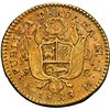 Image 2 : PERU, Lima, gold 2 escudos, 1828/7 JM, NGC AU 50, "top pop," ex-Eliasberg, ex-Almenara (both stated 