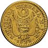 Image 2 : PERU, Lima, gold 1 escudo, 1828/7 JM, NGC VF 30, finest and only example in NGC census, ex-Almenara.