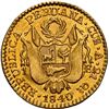 Image 2 : PERU, Cuzco, gold 1 escudo, 1840 A, NGC MS 61, ex-Almenara.