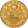 Image 2 : PERU (State of North Peru), Lima, gold 8 escudos, 1838 M, NOR PERUANO (no hyphen), NGC XF 40, ex-Alm
