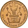Image 2 : PERU, Lima, gold 50 soles "Inca," 1931, NGC MS 64, ex-Almenara.