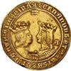 Image 1 : SPAIN, Segovia, gold 4 excelentes, Ferdinand-Isabel, Gothic A to right of queen, aqueduct mintmark a