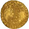 Image 2 : SPAIN, Seville, gold double excelente, Ferdinand-Isabel, assayer •X• at top, mintm