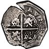 Image 2 : SPAIN, Seville, cob 4 reales, Philip III or IV, assayer not visible, error with denomination as VIII