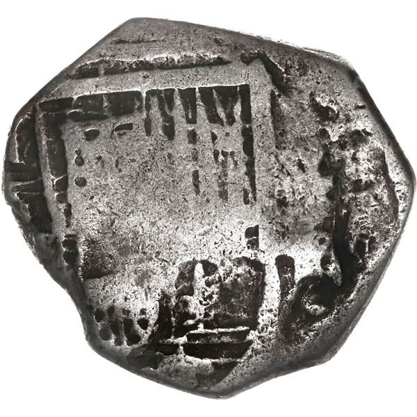 SPAIN, mint uncertain, cob 4 reales, Philip IV, 1664, assayer not visible, very rare.