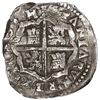 Image 2 : SPAIN, Madrid, cob 8 reales, Philip IV, 1650, assayer /\ over IB, vertical mintmark, unique, PCGS XF