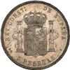 Image 2 : SPAIN, Madrid, 5 pesetas, Alfonso XIII, 1899 SG-V, 18-99 inside stars, NGC MS 61.