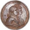 Image 1 : MEXICO, Mexico City, large copper proclamation medal, Charles IV and Queen Maria Luisa, 1790, Univer