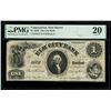 Image 1 : UNITED STATES, Connecticut, New Haven, Elm City Bank, $1, Oct. 20, 1855, serial 9228, extremely rare