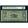 Image 1 : ARGENTINA, Concordia, Banco Argentino, 50 pesos plata remainder, 1-7-1873, serial 04959, PMG Choice 