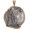 Image 1 : MEXICO, Mexico City, cob 8 reales, Philip IV, assayer P, ex-Concepción (1641), mounted cross-side ou