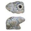 Image 1 : Small, Vietnamese blue-on-white porcelain water dropper in the shape of a frog, ex-"Hoi An Hoard" (l