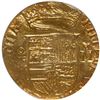 Image 1 : SPAIN, Toledo, gold cob 2 escudos, Philip II, assayer M above denomination II to right, mintmark oT 