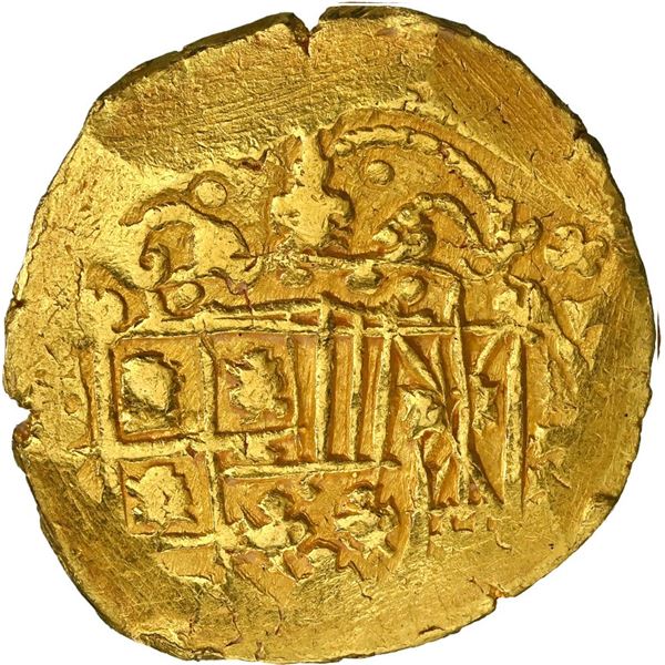 MEXICO, Mexico City, gold cob 4 escudos, (1713) (J), NGC AU details / removed from jewelry (1715 Fle