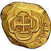 Image 2 : MEXICO, Mexico City, gold cob 4 escudos, 1714 J, NGC MS 62 (1715 Fleet Shipwreck Label).