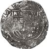 Image 1 : MEXICO, Mexico City, cob 4 reales, Philip II, assayer not visible (O below oM to left), denomination